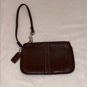 Coach Leather Wristlet